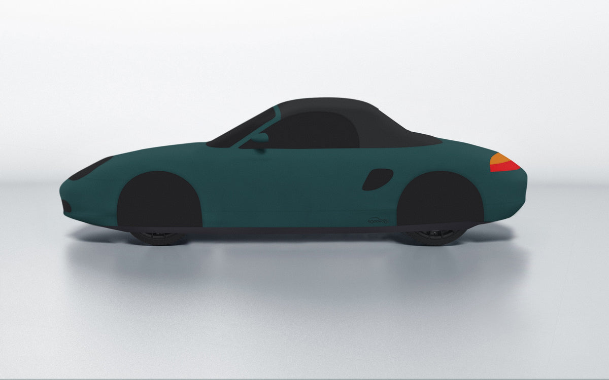 Goodwool tailor-made car cover for Porsche Boxster (986.1) — Green 480