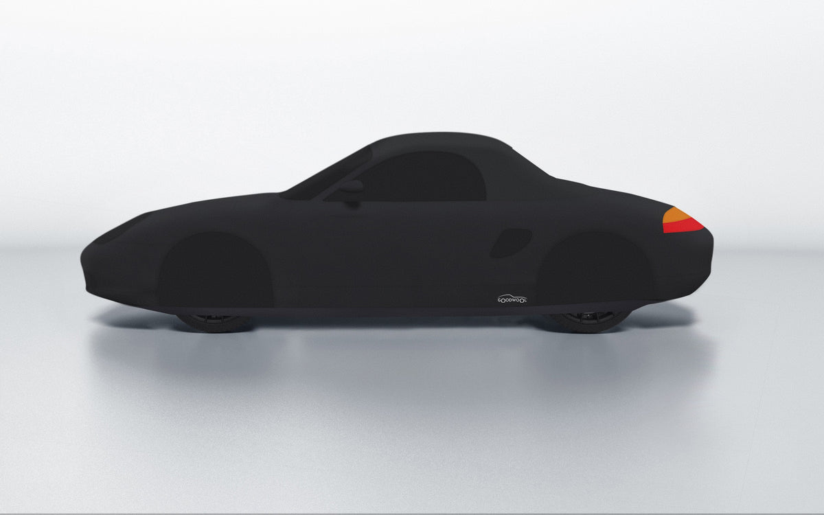 Goodwool tailor-made car cover for Porsche Boxster (986.1) — Black 850