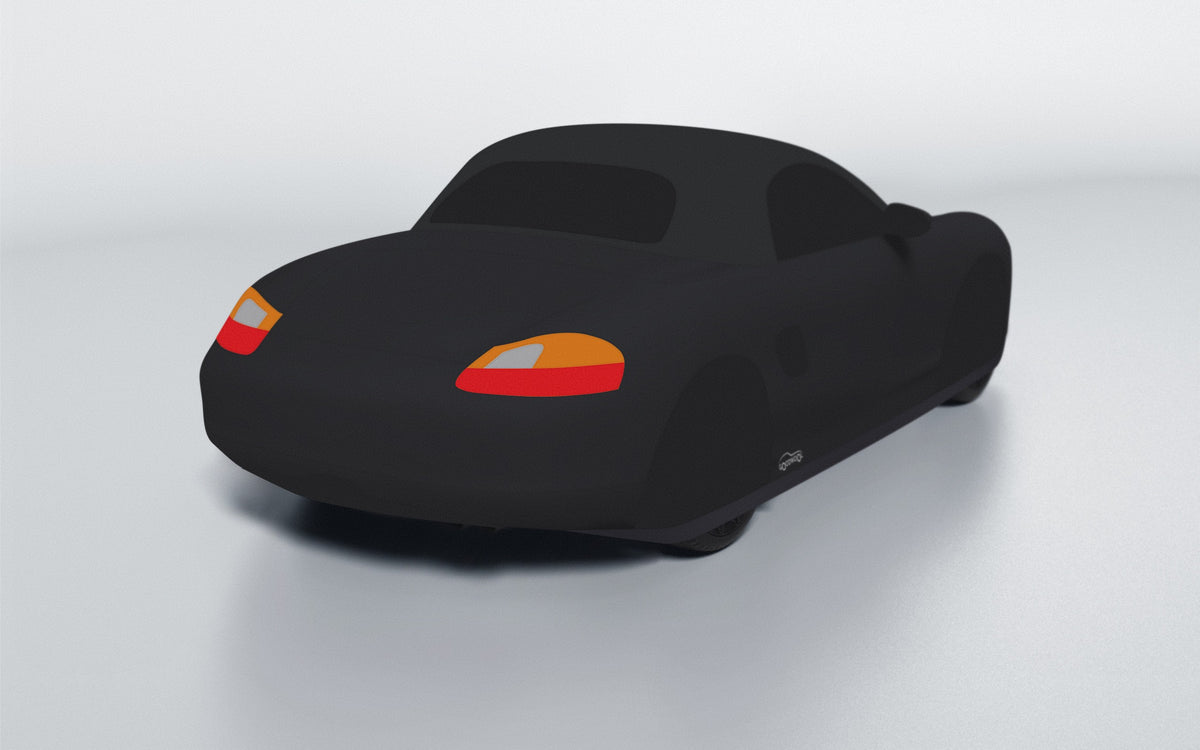 Goodwool tailor-made car cover for Porsche Boxster (986.1) — Black 850