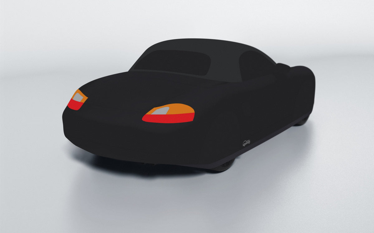 Goodwool tailor-made car cover for Porsche Boxster (986.1) — Black 890