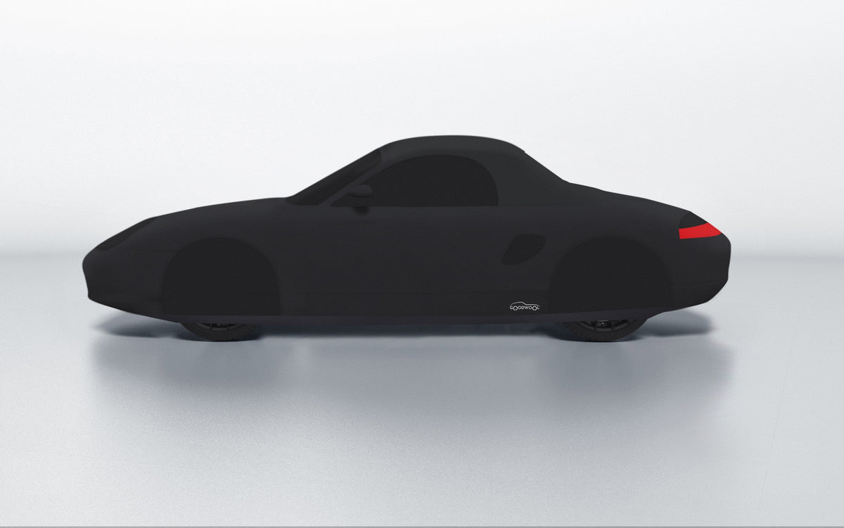 Goodwool tailor-made car cover for Porsche Boxster S (986.2) — Black 850