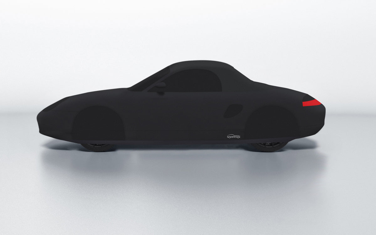 Goodwool tailor-made car cover for Porsche Boxster (986.2) — Black 850