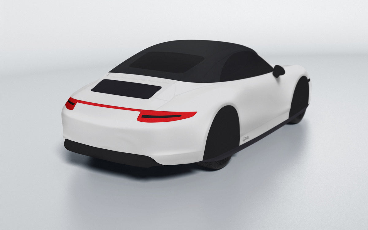 Goodwool tailor-made car cover for Porsche 911 (991.1) Carrera 4 GTS Cabriolet — Grey 710