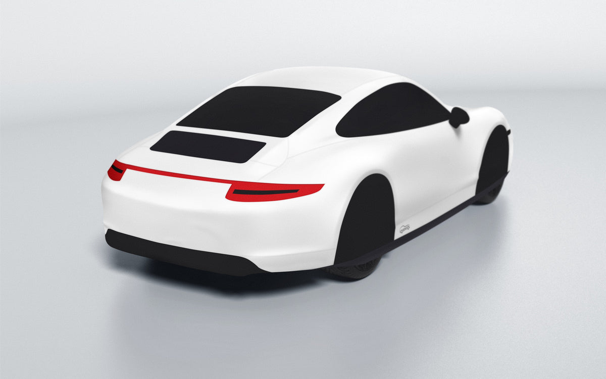 Goodwool tailor-made car cover for Porsche 911 (991.1) Carrera 4 GTS — White 010