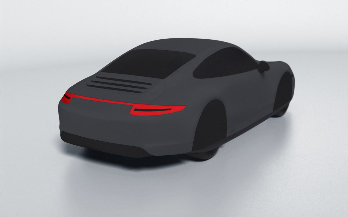 Goodwool tailor-made car cover for Porsche 911 (991.1) Carrera 4S — Grey 790