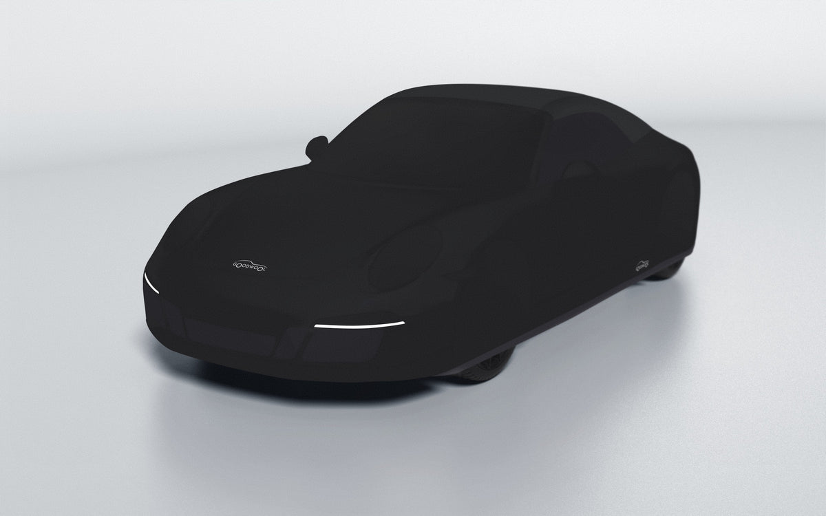 Goodwool tailor-made car cover for Porsche 911 (991.1) Carrera GTS Cabriolet — Black 890