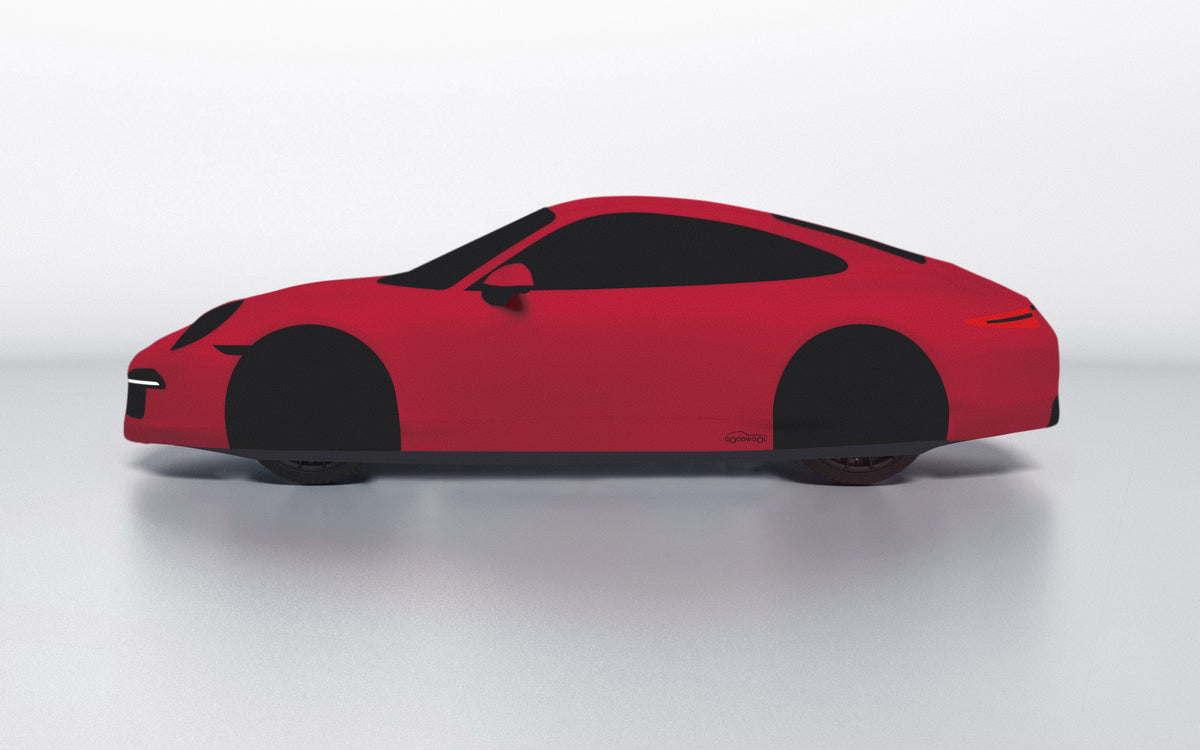 Goodwool tailor-made car cover for Porsche 911 (991.1) Carrera GTS — Red 130