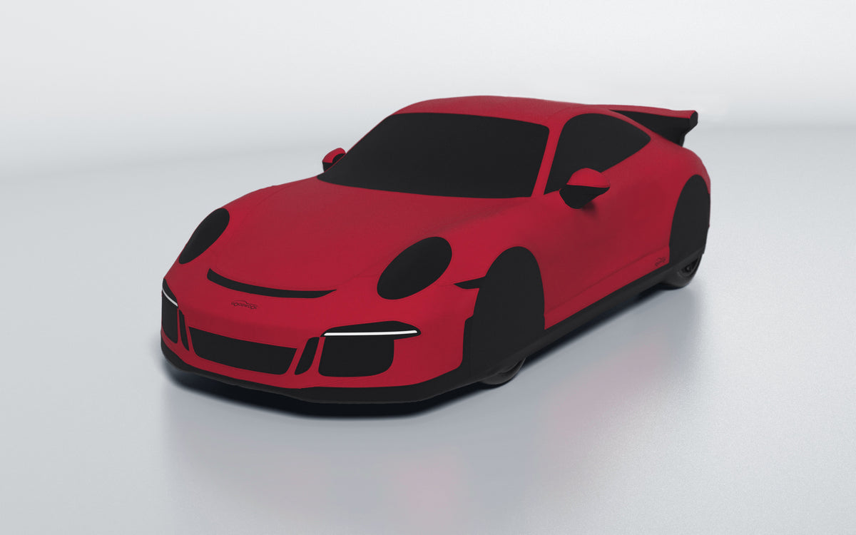 Goodwool tailor-made car cover for Porsche 911 (991.1) GT3 — Red 130