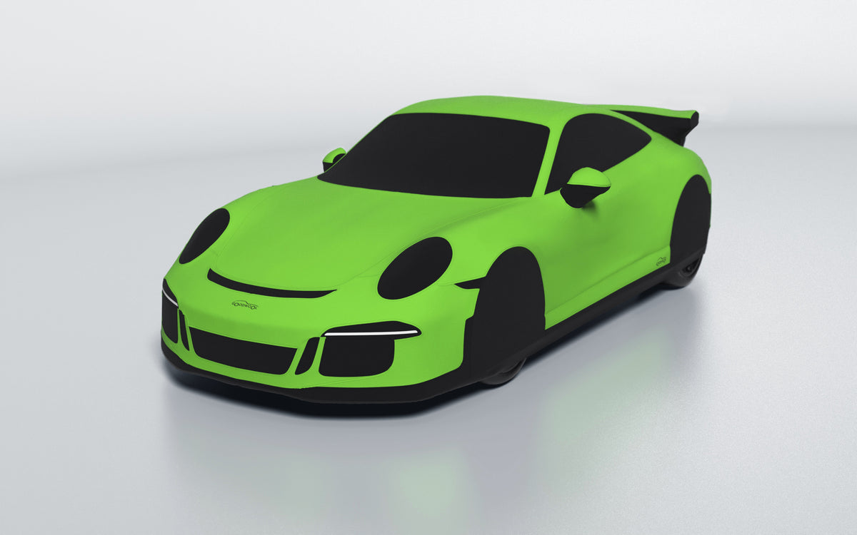 Goodwool tailor-made car cover for Porsche 911 (991.1) GT3 — Green 430