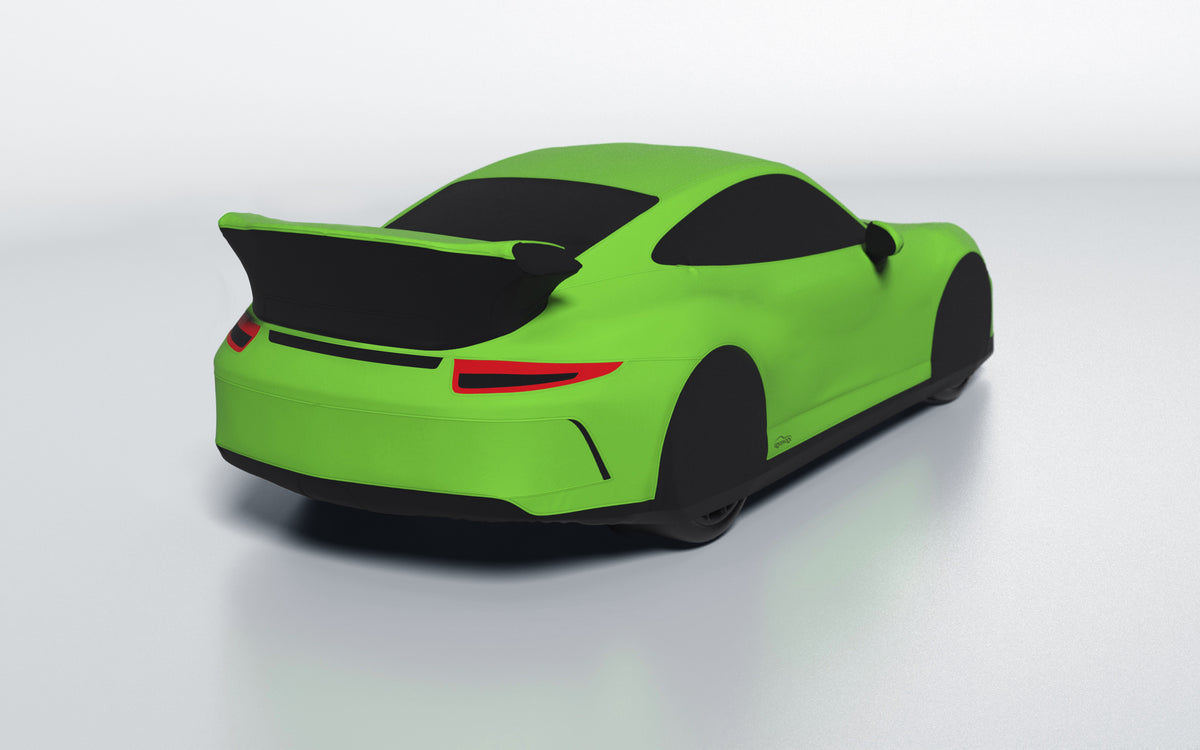 Goodwool tailor-made car cover for Porsche 911 (991.1) GT3 — Green 430