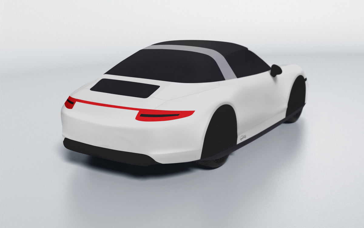 Goodwool tailor-made car cover for Porsche 911 (991.1) Targa 4 GTS — Grey 710