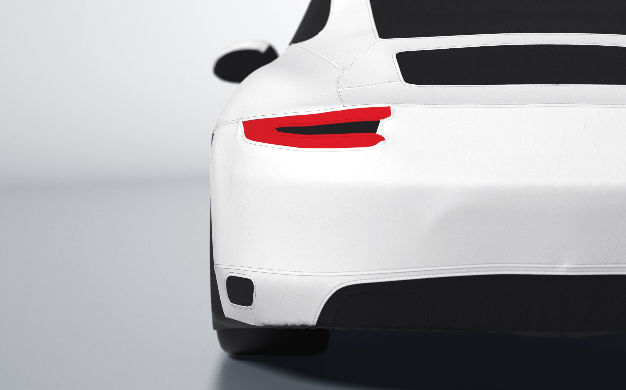 Goodwool tailor-made car cover for Porsche 911 (991.2) Carrera S — White 010