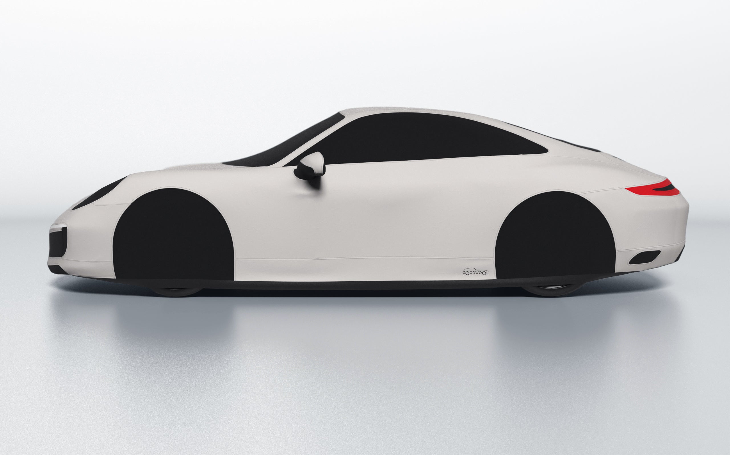 Goodwool tailor-made car cover for Porsche 911 (991.2) Carrera S — White 030