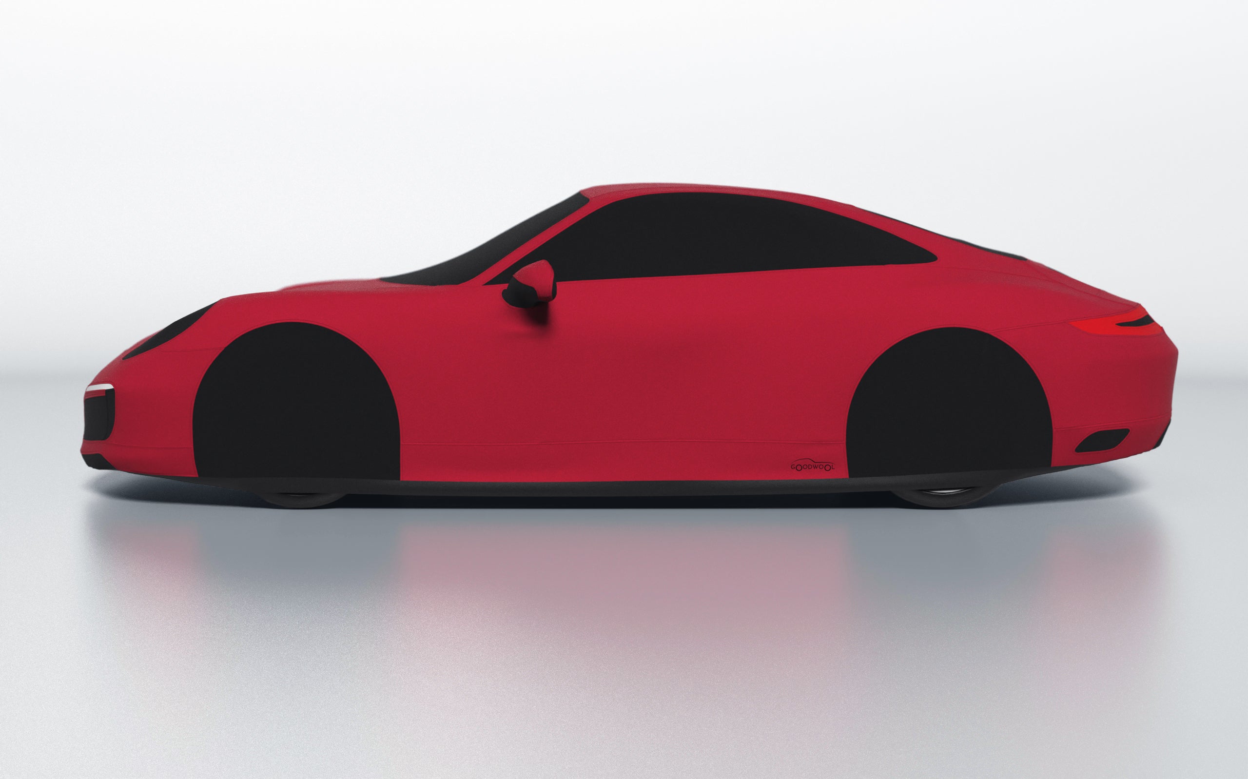 Goodwool tailor-made car cover for Porsche 911 (991.2) Carrera S — Red 130