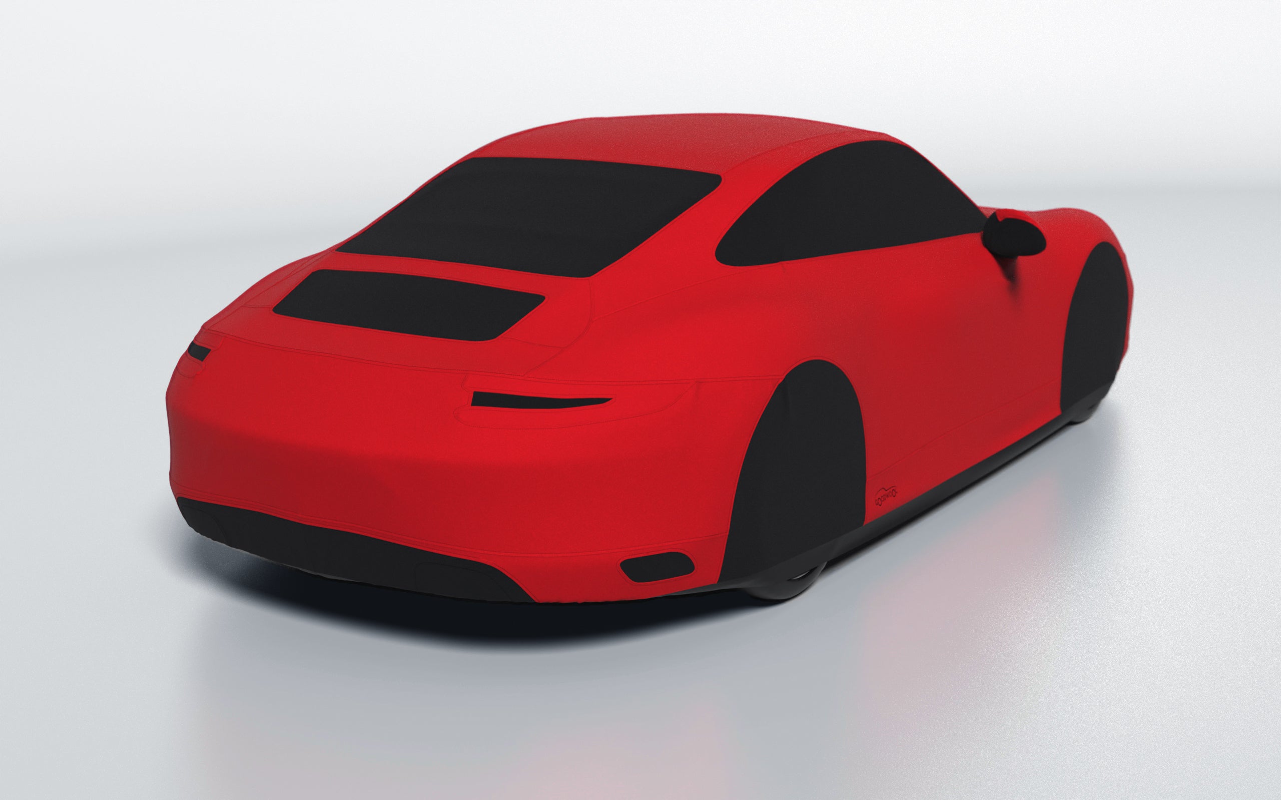 Goodwool tailor-made car cover for Porsche 911 (991.2) Carrera S — Red 150