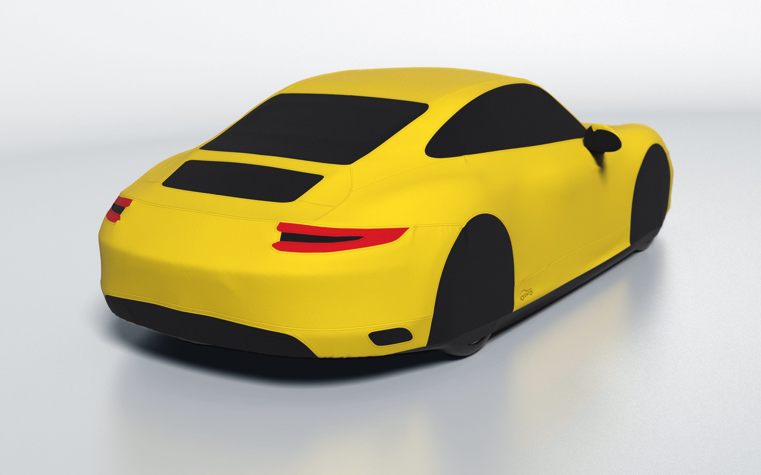 Goodwool tailor-made car cover for Porsche 911 (991.2) Carrera S — Yellow 340