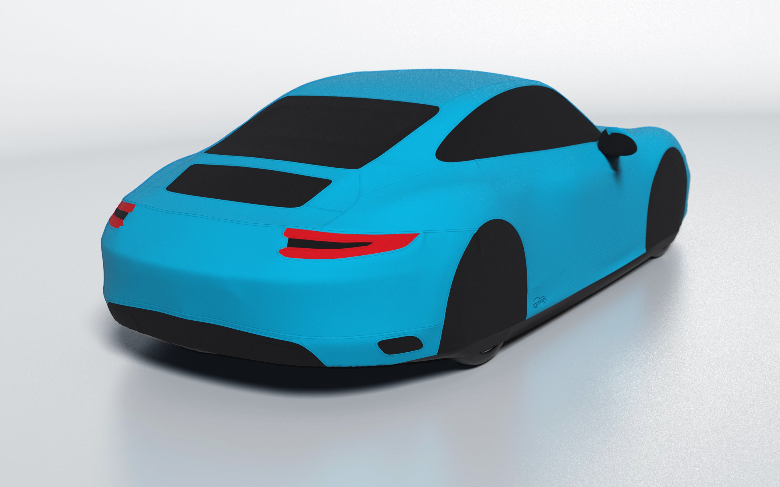 Goodwool tailor-made car cover for Porsche 911 (991.2) Carrera S — Blue 525