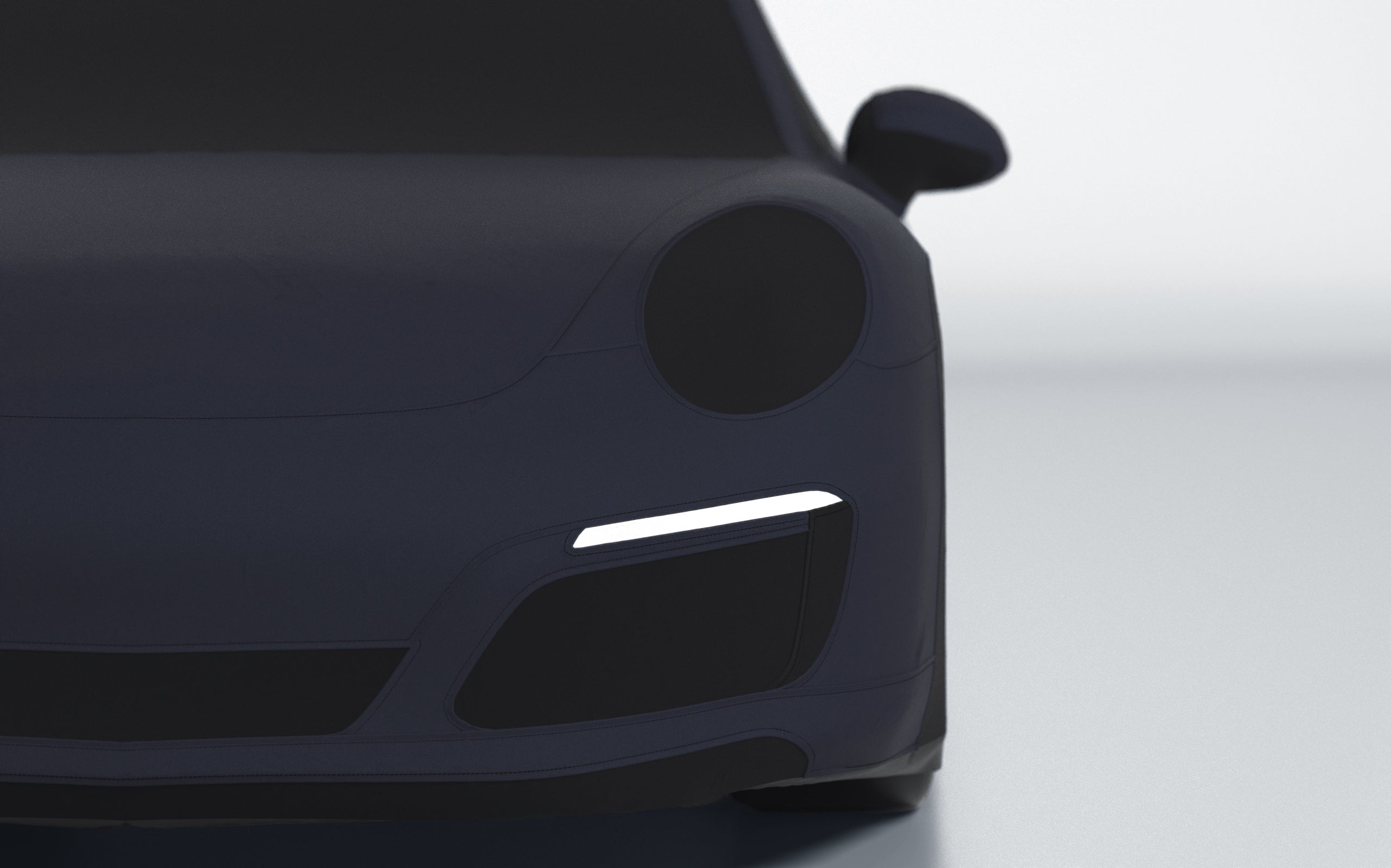 Goodwool tailor-made car cover for Porsche 911 (991.2) Carrera S — Blue 590
