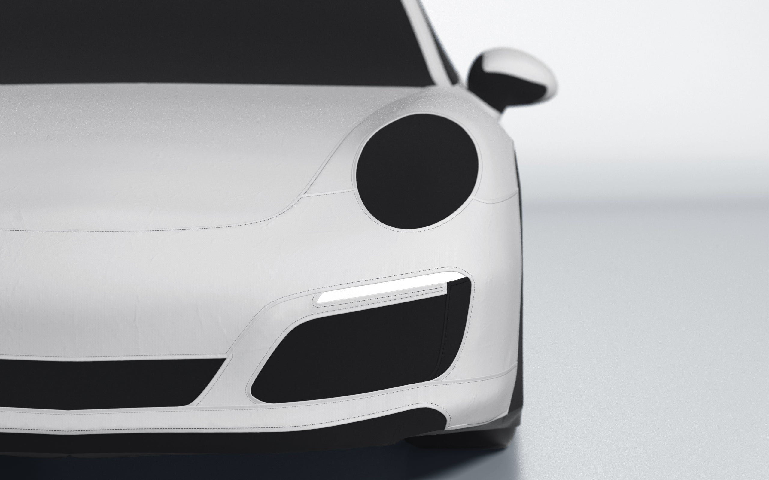 Goodwool tailor-made car cover for Porsche 911 (991.2) Carrera S — Grey 710