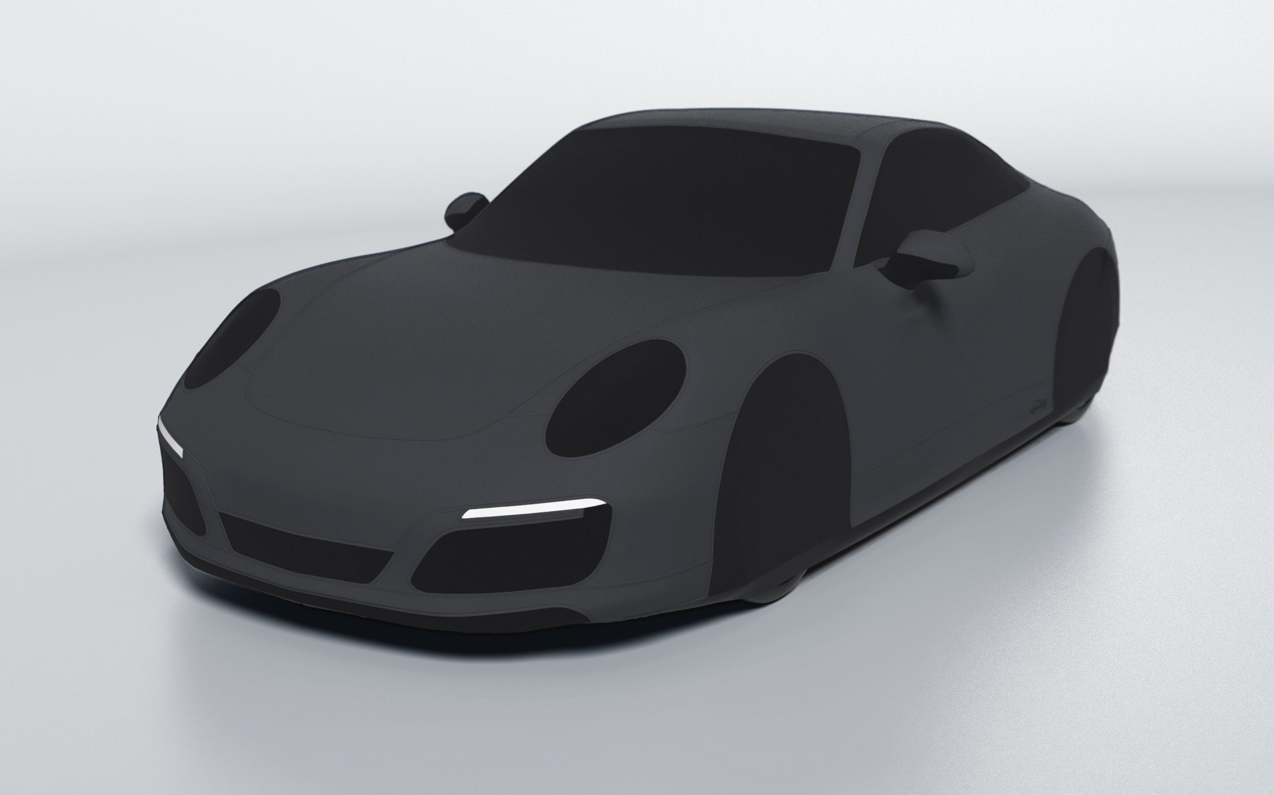 Goodwool tailor-made car cover for Porsche 911 (991.2) Carrera S — Grey 790