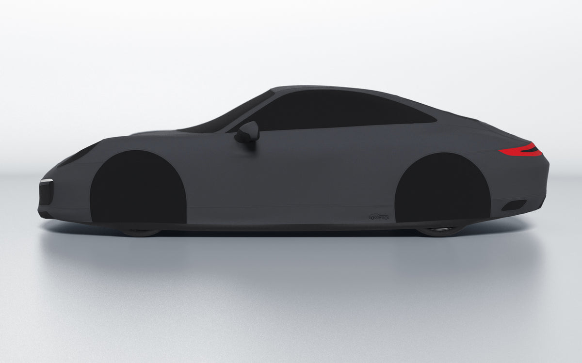 Goodwool tailor-made car cover for Porsche 911 (991.2) Carrera S — Grey 790