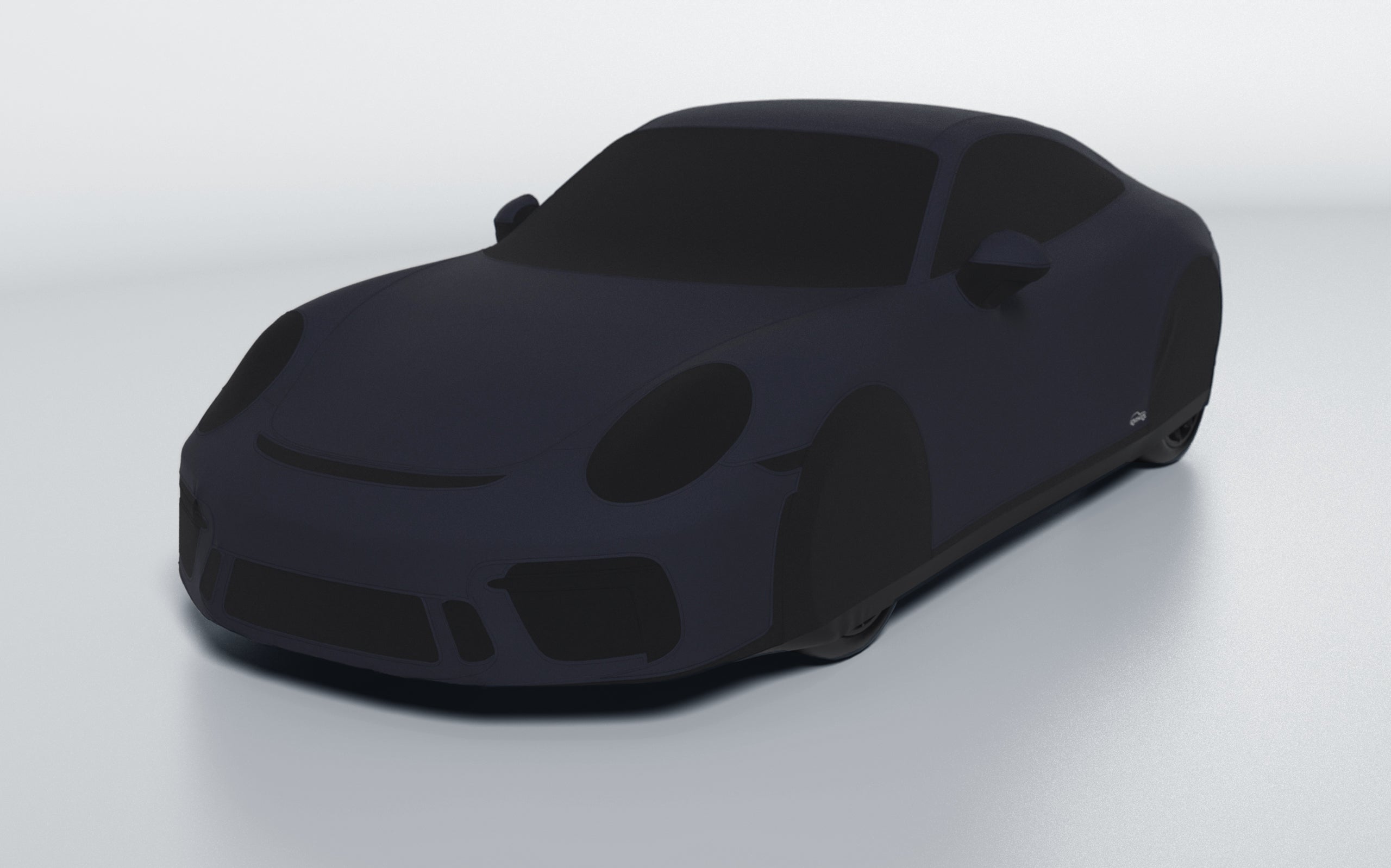 Goodwool tailor-made car cover for Porsche 911 (991.2) GT3 Touring — Blue 590