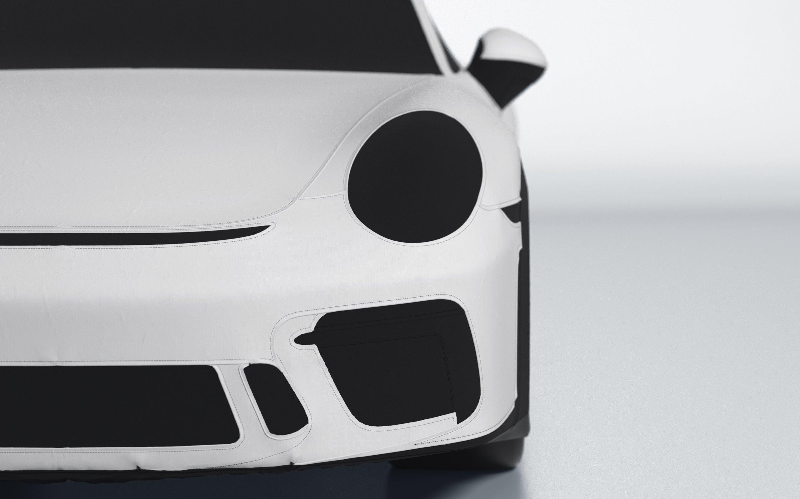 Goodwool tailor-made car cover for Porsche 911 (991.2) GT3 Touring — Grey 710