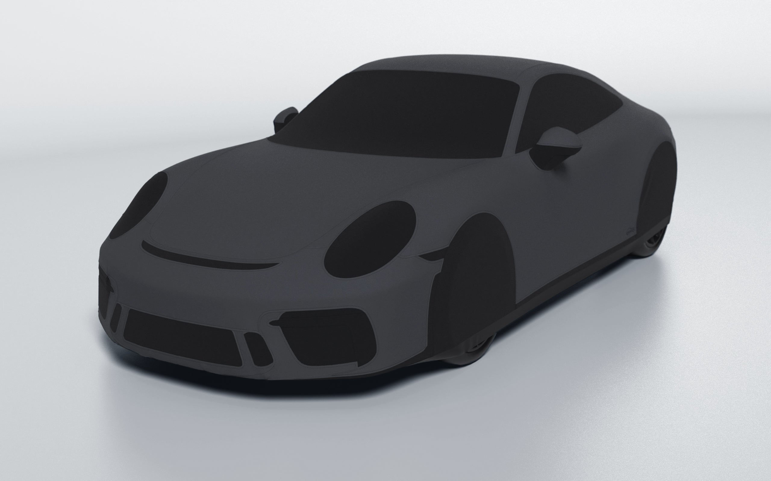 Goodwool tailor-made car cover for Porsche 911 (991.2) GT3 Touring — Grey 790