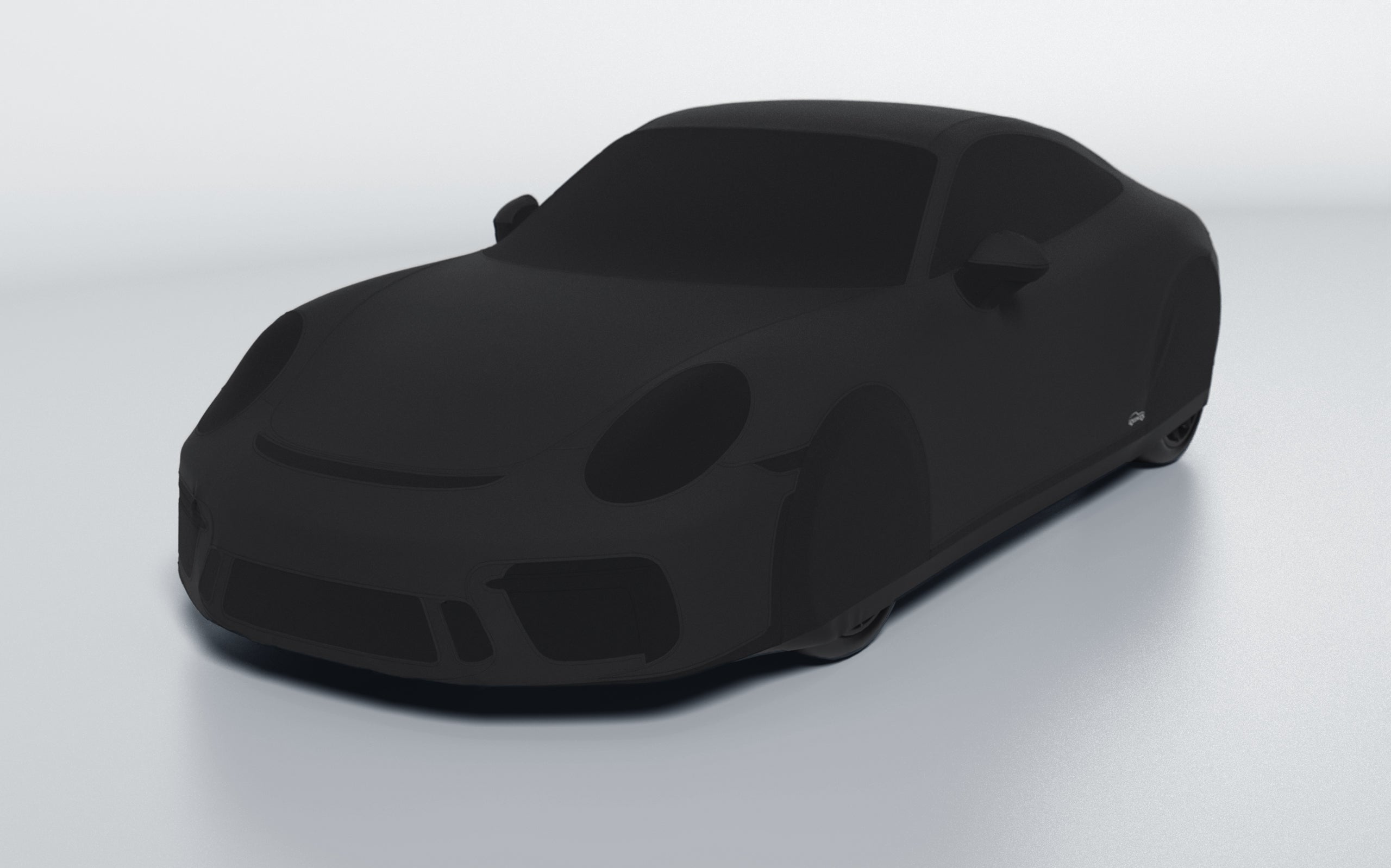 Goodwool tailor-made car cover for Porsche 911 (991.2) GT3 Touring — Black 850