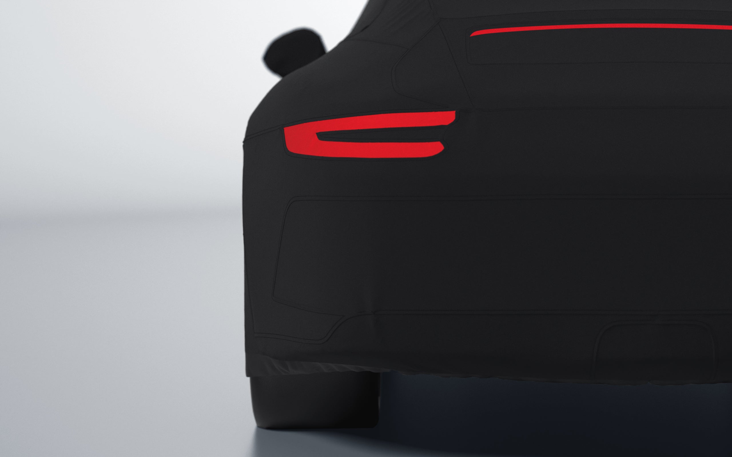 Goodwool tailor-made car cover for Porsche 911 (991.2) GT3 Touring — Black 890