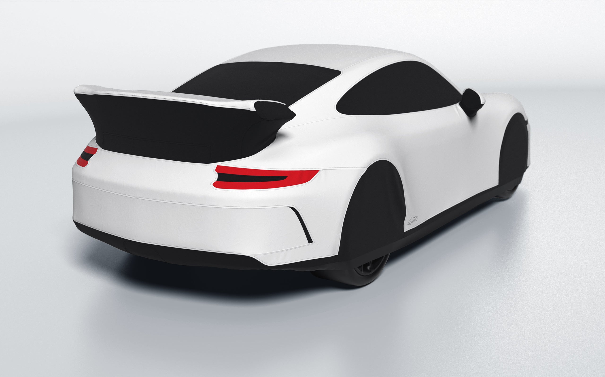 Goodwool tailor-made car cover for Porsche 911 (991.2) GT3 — White 010