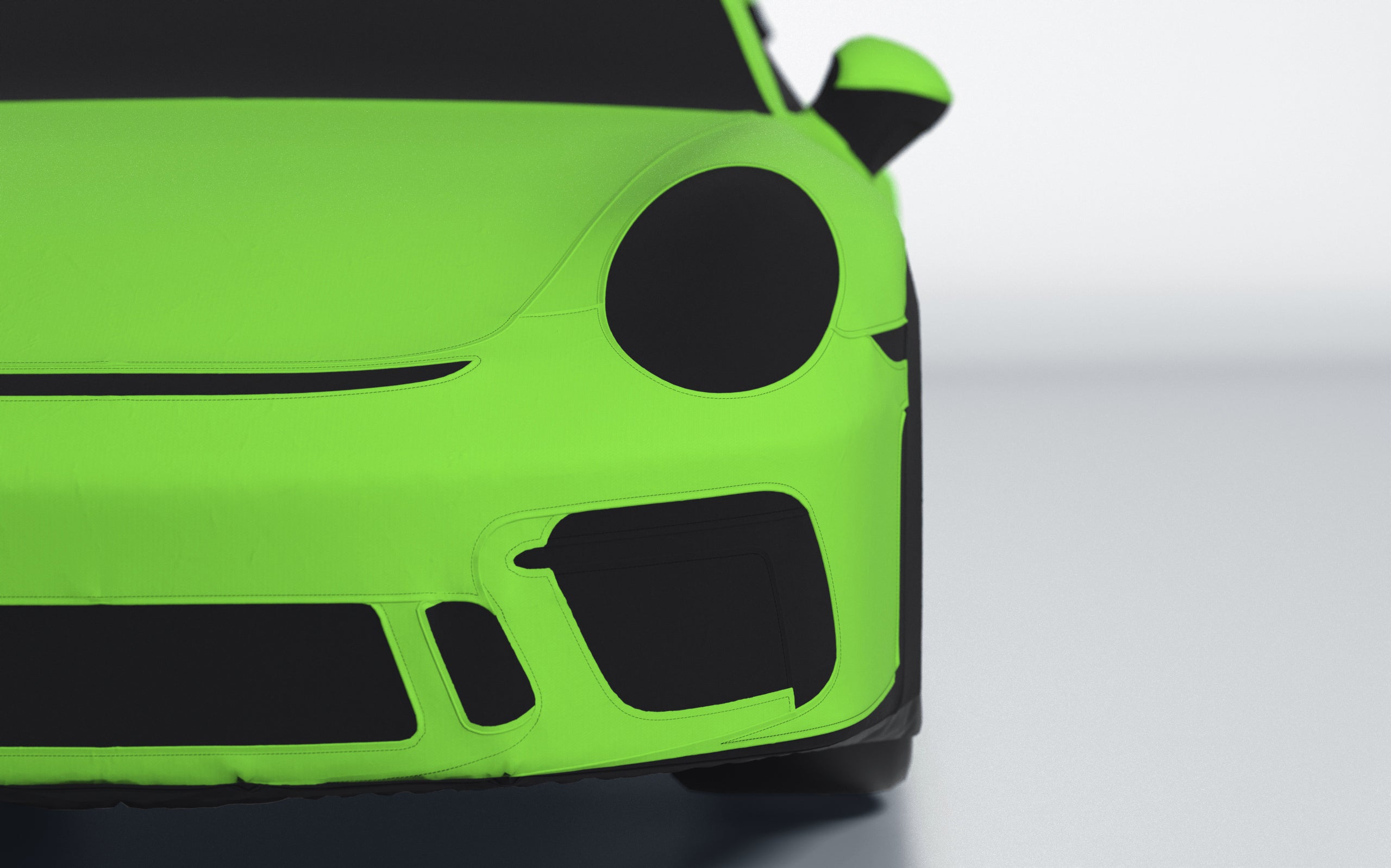 Goodwool tailor-made car cover for Porsche 911 (991.2) GT3 — Green 430