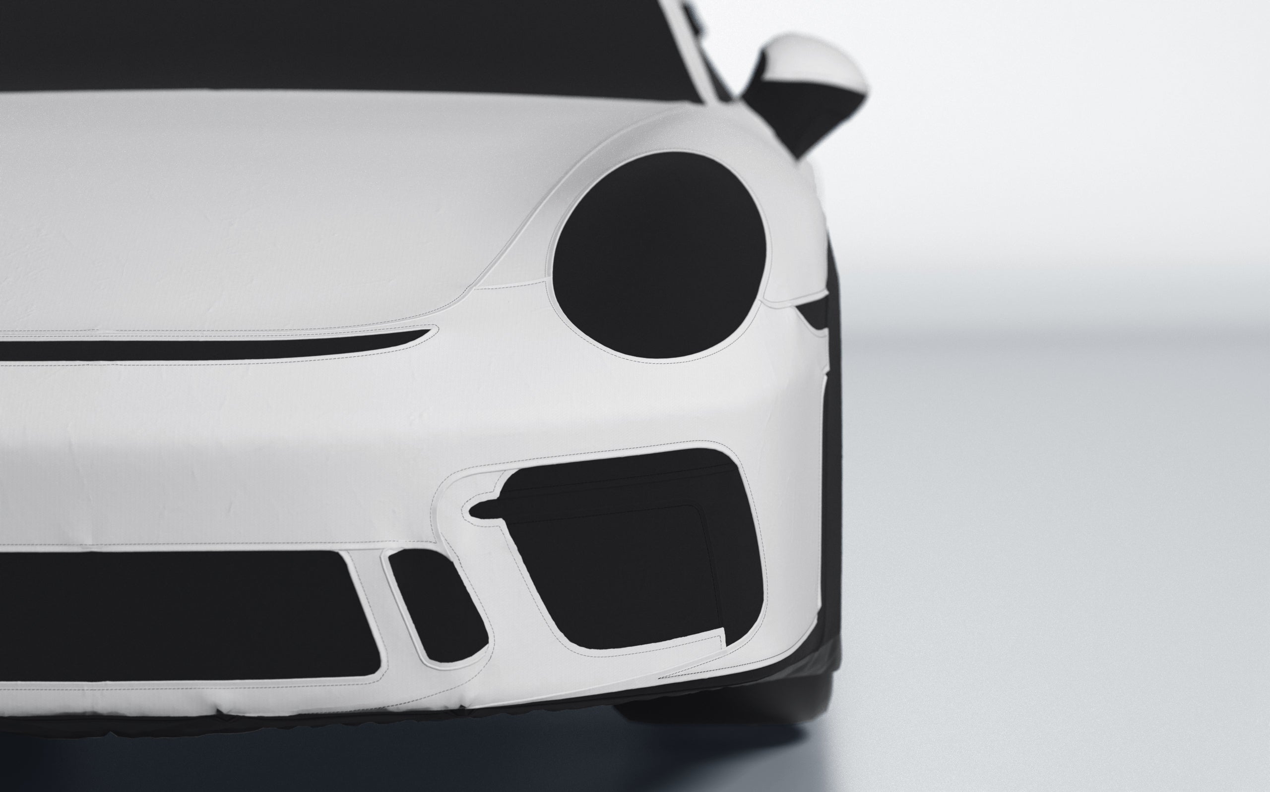 Goodwool tailor-made car cover for Porsche 911 (991.2) GT3 — Grey 710