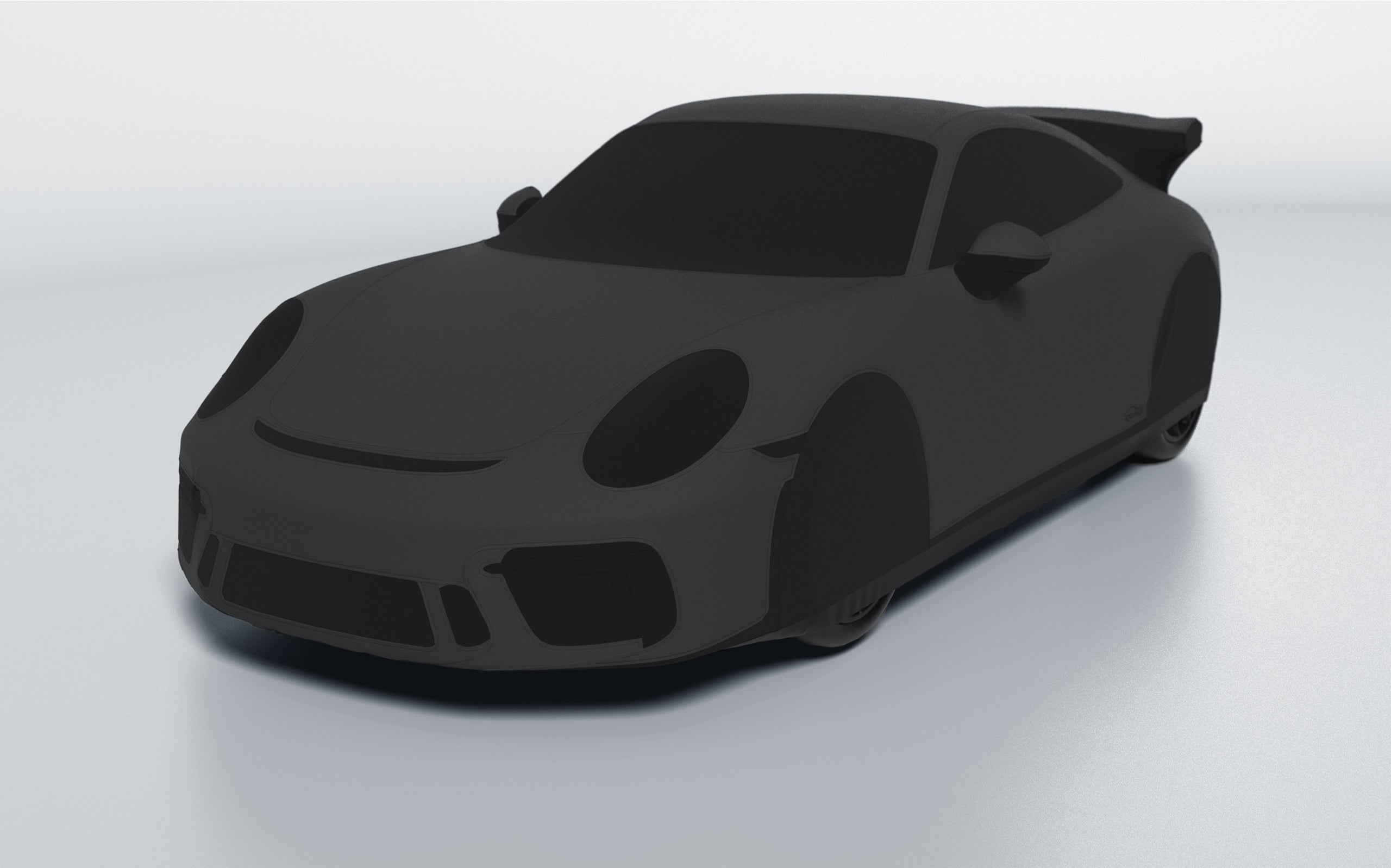 Goodwool tailor-made car cover for Porsche 911 (991.2) GT3 — Grey 790