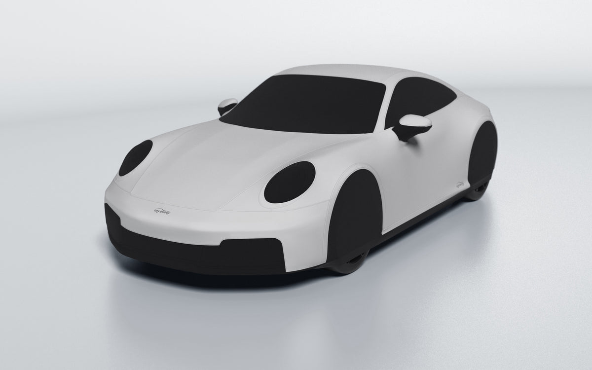 Goodwool tailor-made car cover for Porsche 911 (992.2) Carrera 4 GTS — Grey 710