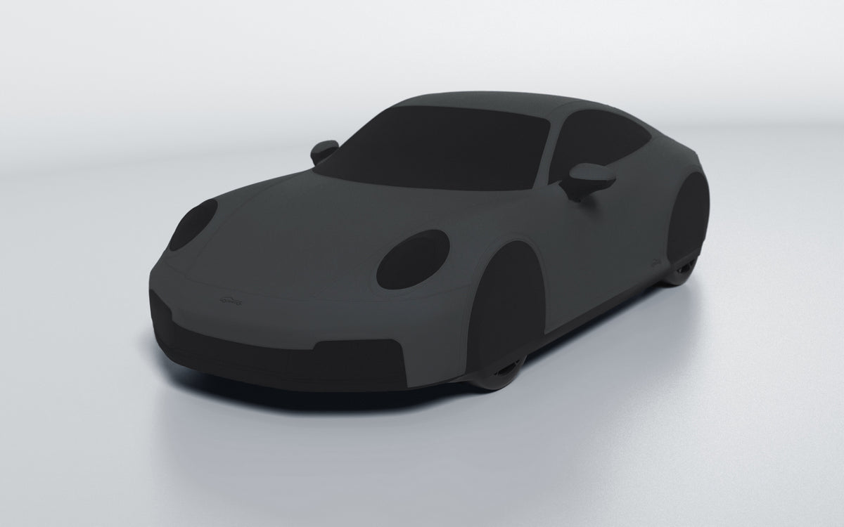Goodwool tailor-made car cover for Porsche 911 (992.2) Carrera 4 GTS — Grey 790