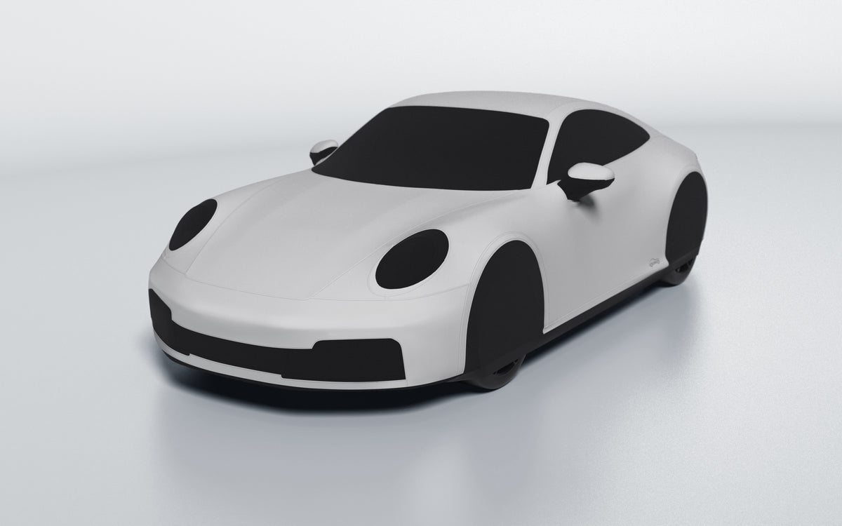 Goodwool tailor-made car cover for Porsche 911 (992.2) Carrera S — Grey 710