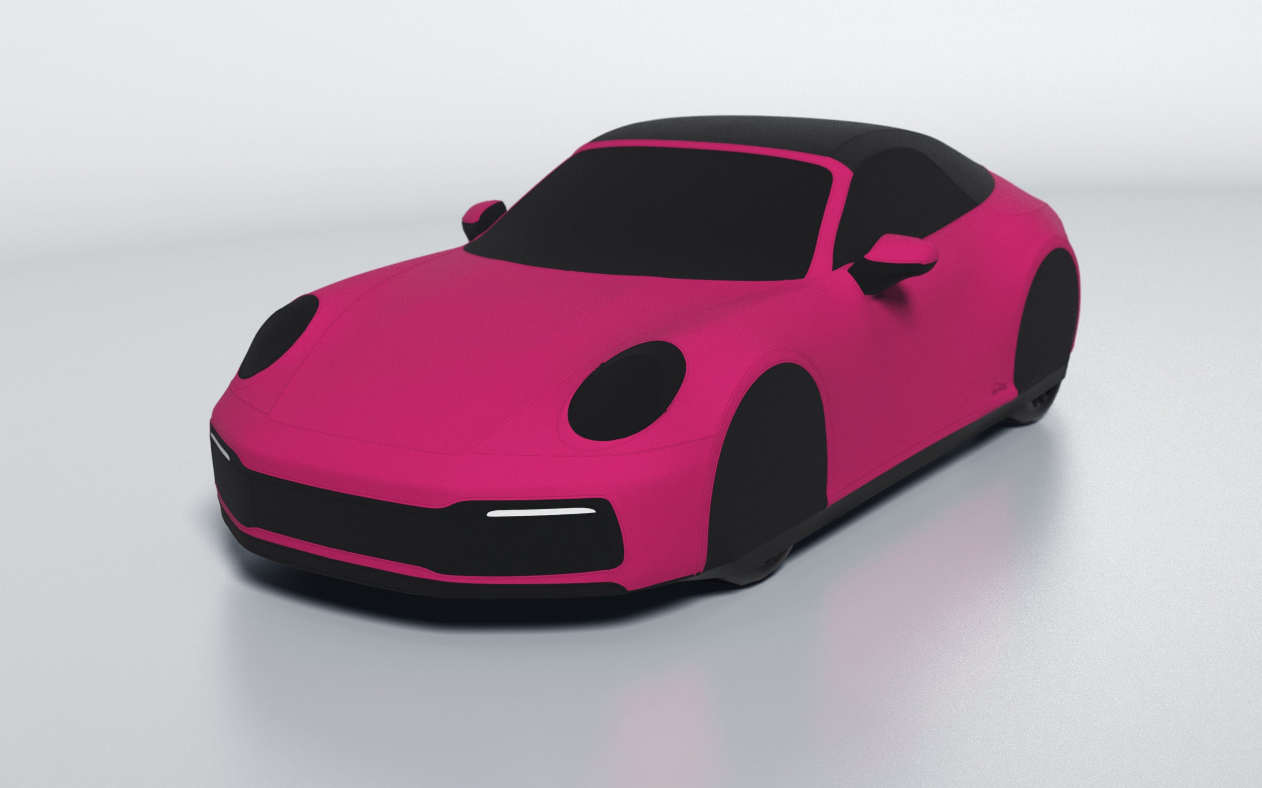 Goodwool tailor-made car cover for Porsche 911 (992.1) Carrera Cabrio — Purple 620