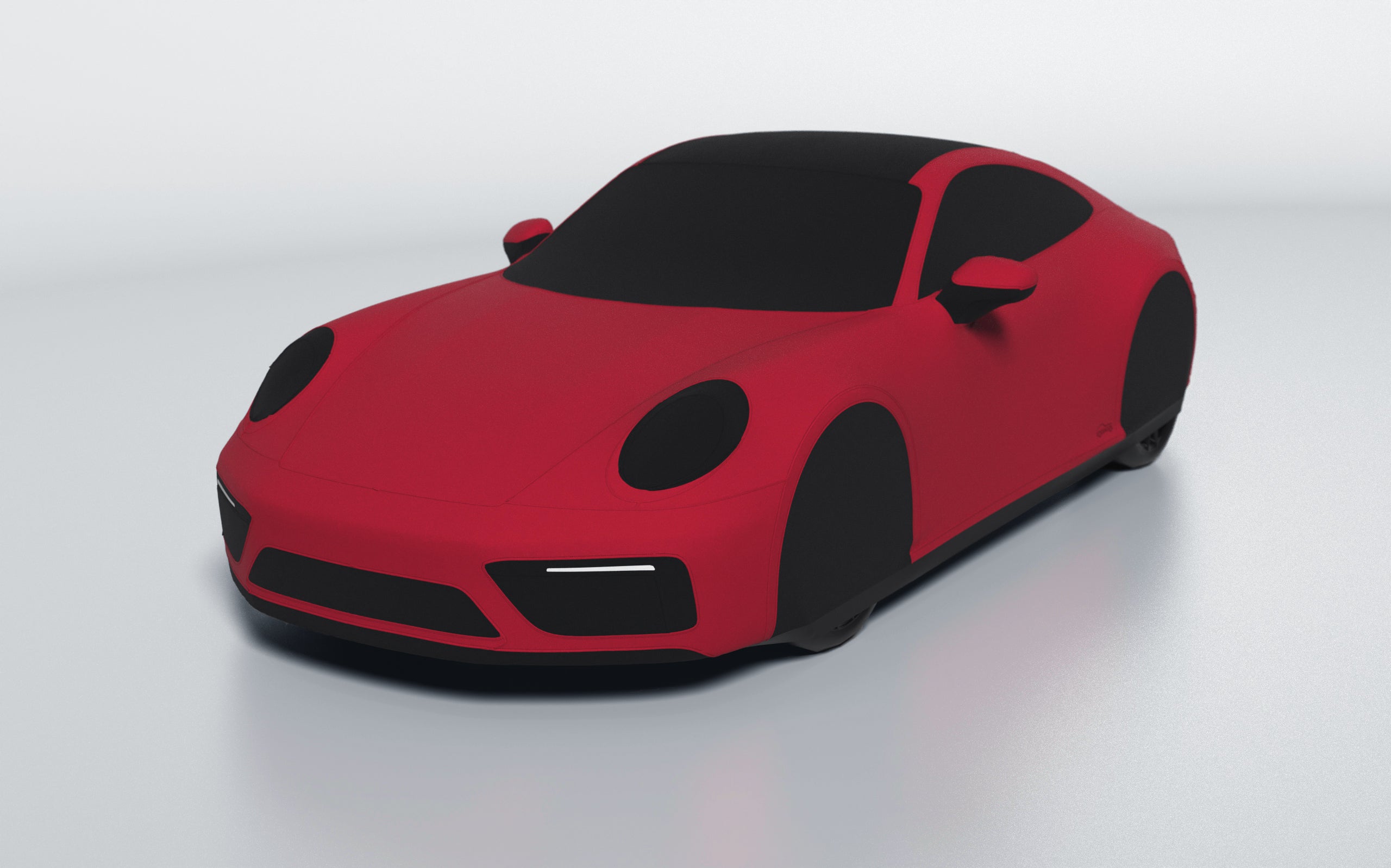Goodwool tailor-made car cover for Porsche 911 (992.1) Carrera GTS — Red 130