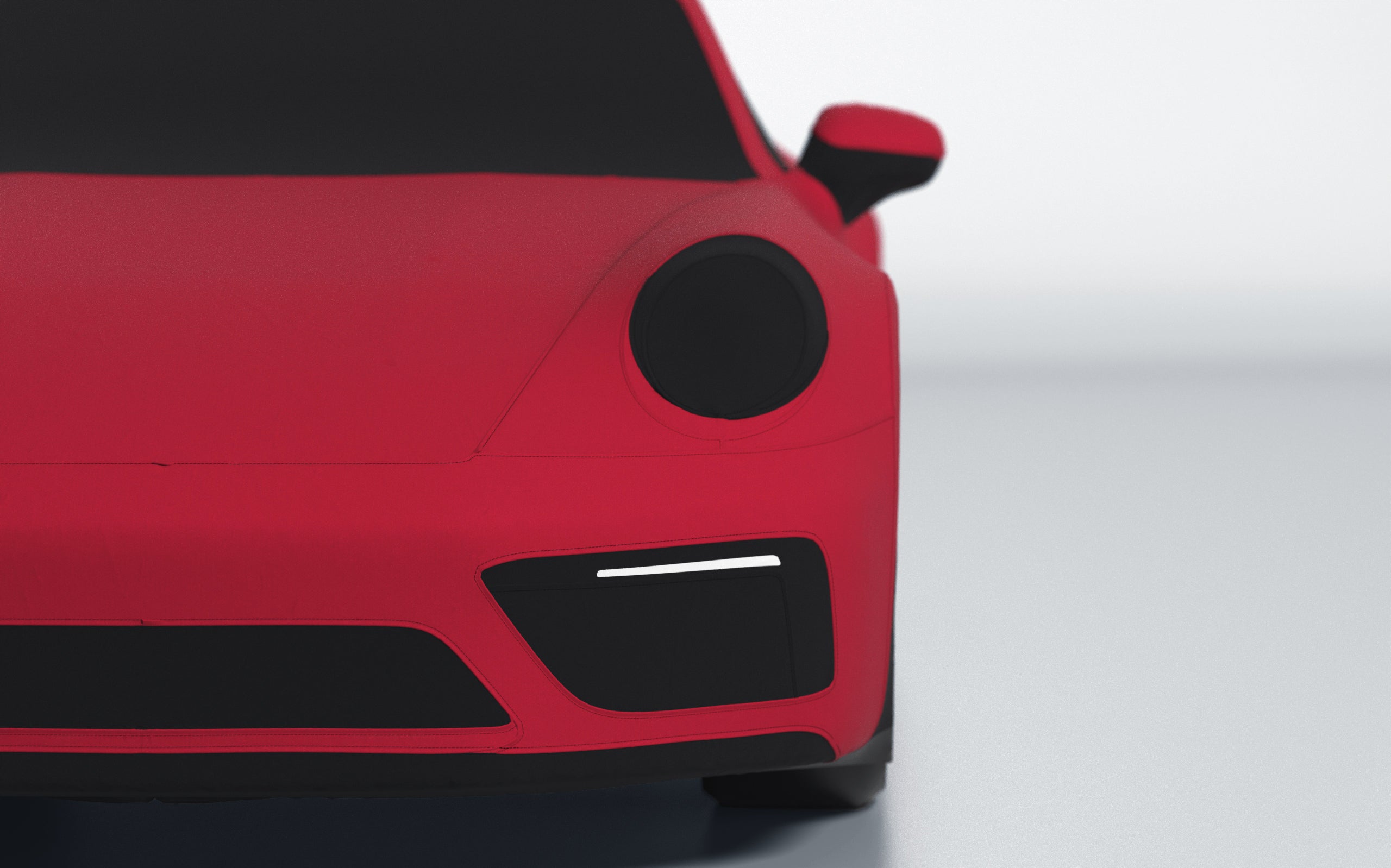 Goodwool tailor-made car cover for Porsche 911 (992.1) Carrera GTS — Red 130