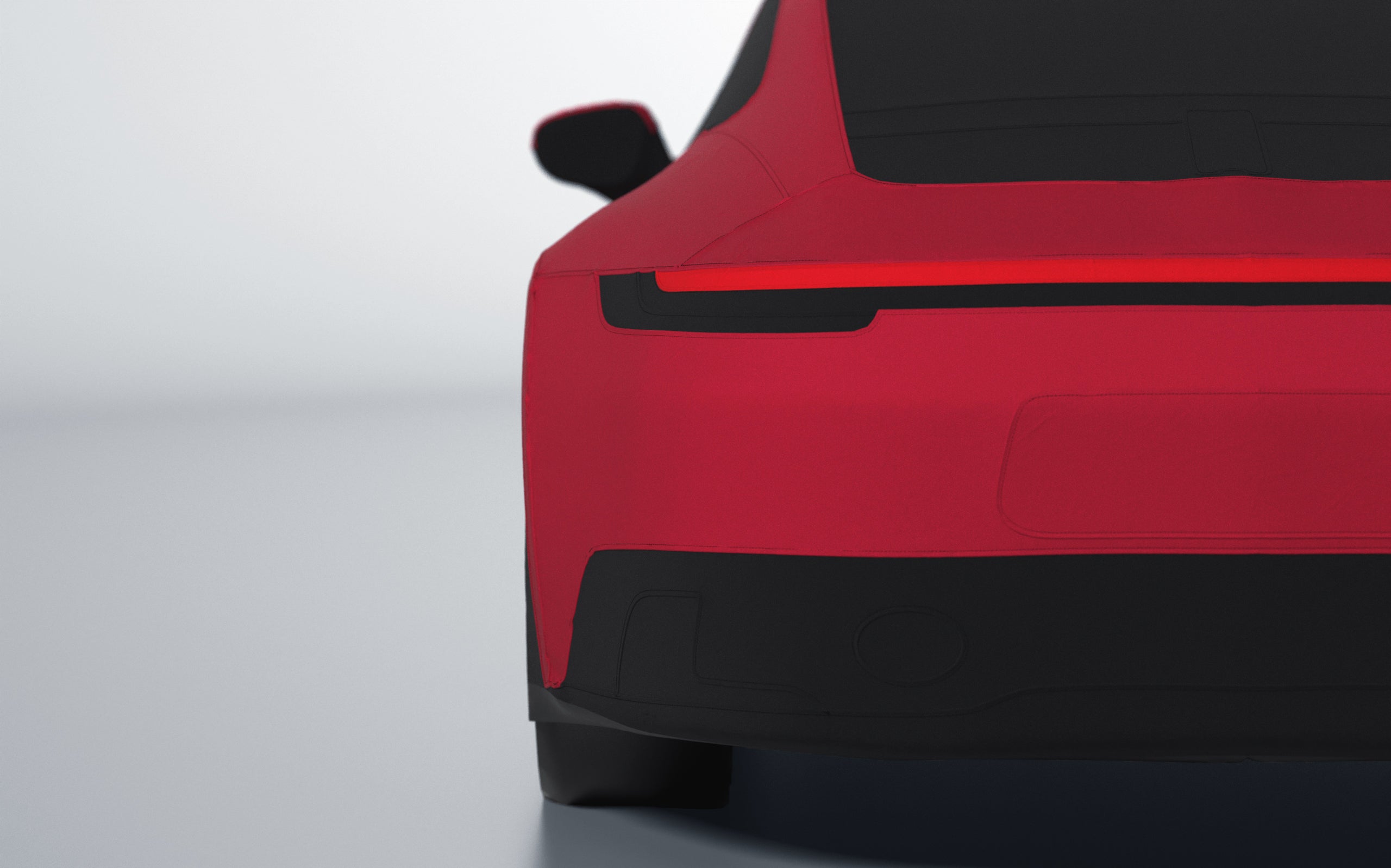 Goodwool tailor-made car cover for Porsche 911 (992.1) Carrera GTS — Red 130