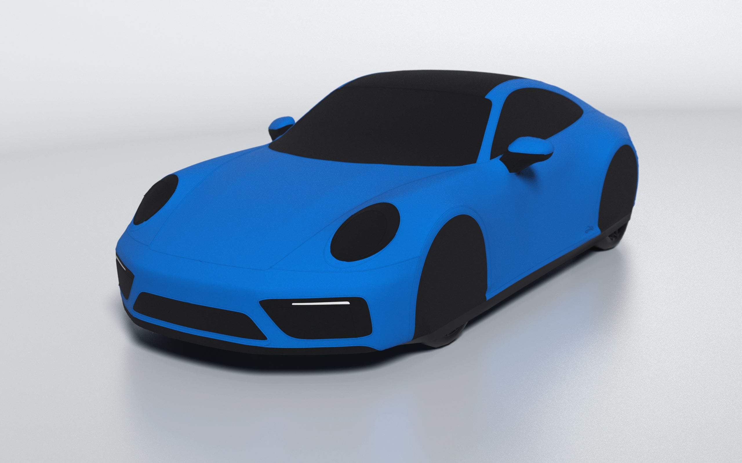 Goodwool tailor-made car cover for Porsche 911 (992.1) Carrera GTS — Blue 540