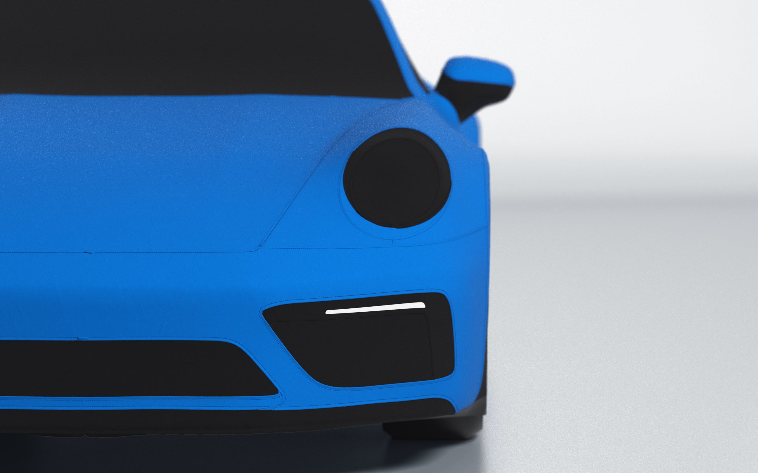 Goodwool tailor-made car cover for Porsche 911 (992.1) Carrera GTS — Blue 540
