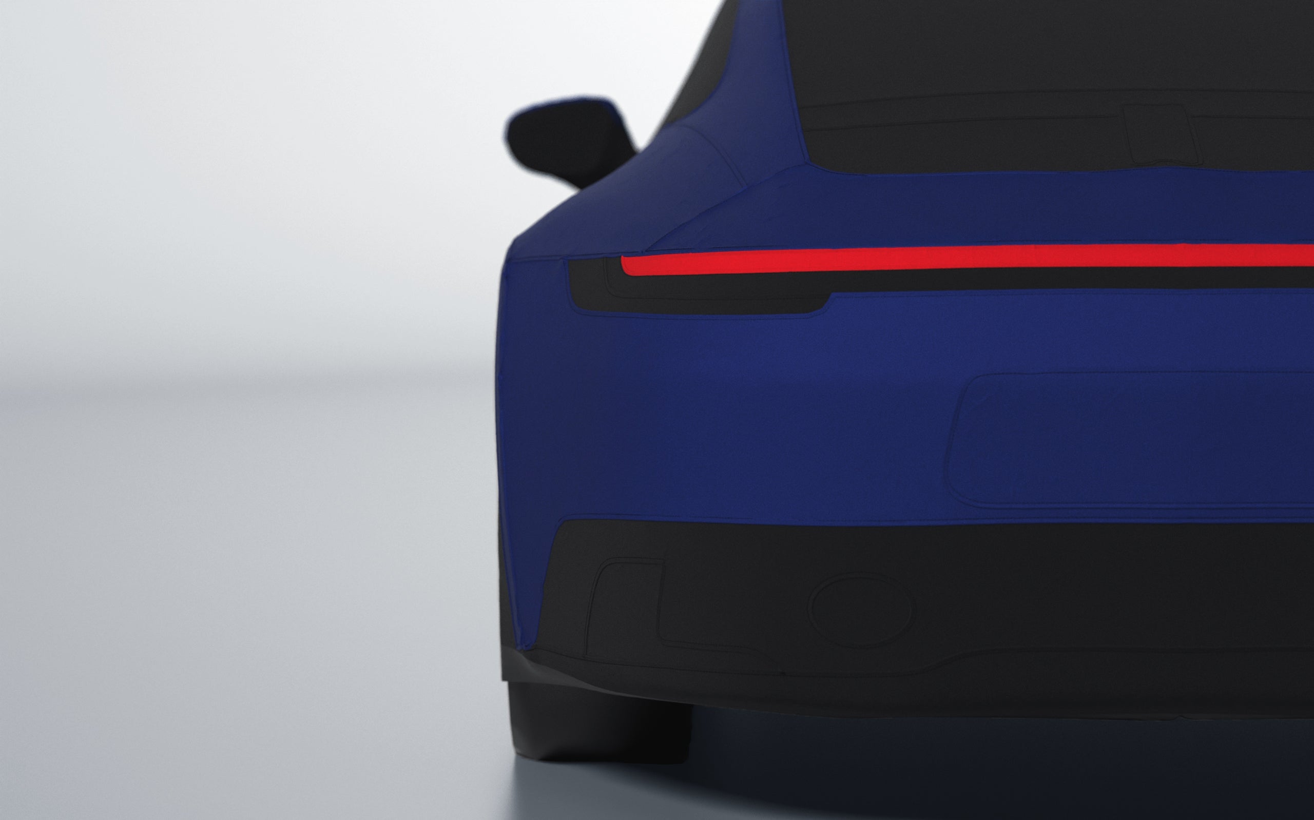 Goodwool tailor-made car cover for Porsche 911 (992.1) Carrera GTS — Blue 580
