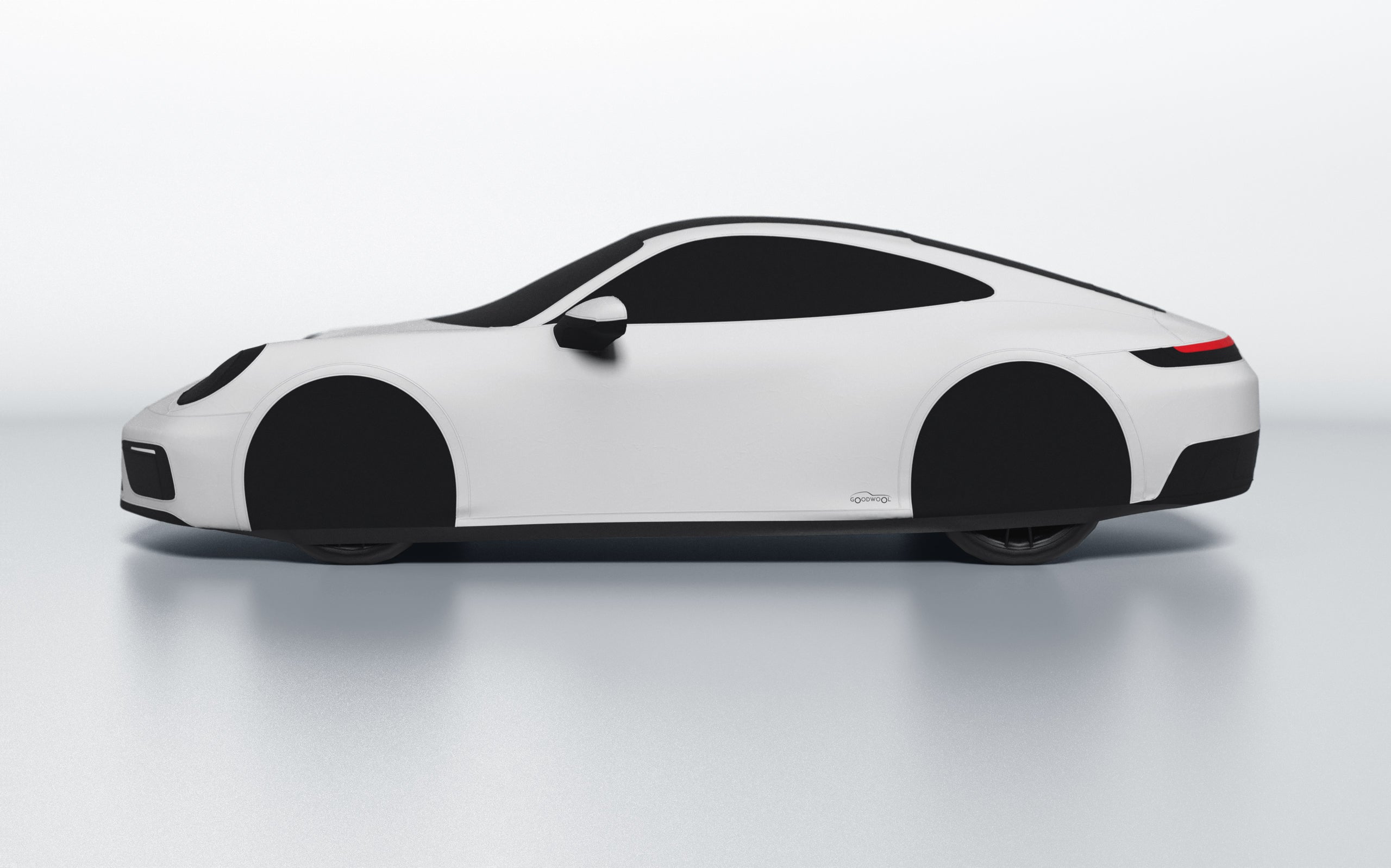 Goodwool tailor-made car cover for Porsche 911 (992.1) Carrera GTS — Grey 710