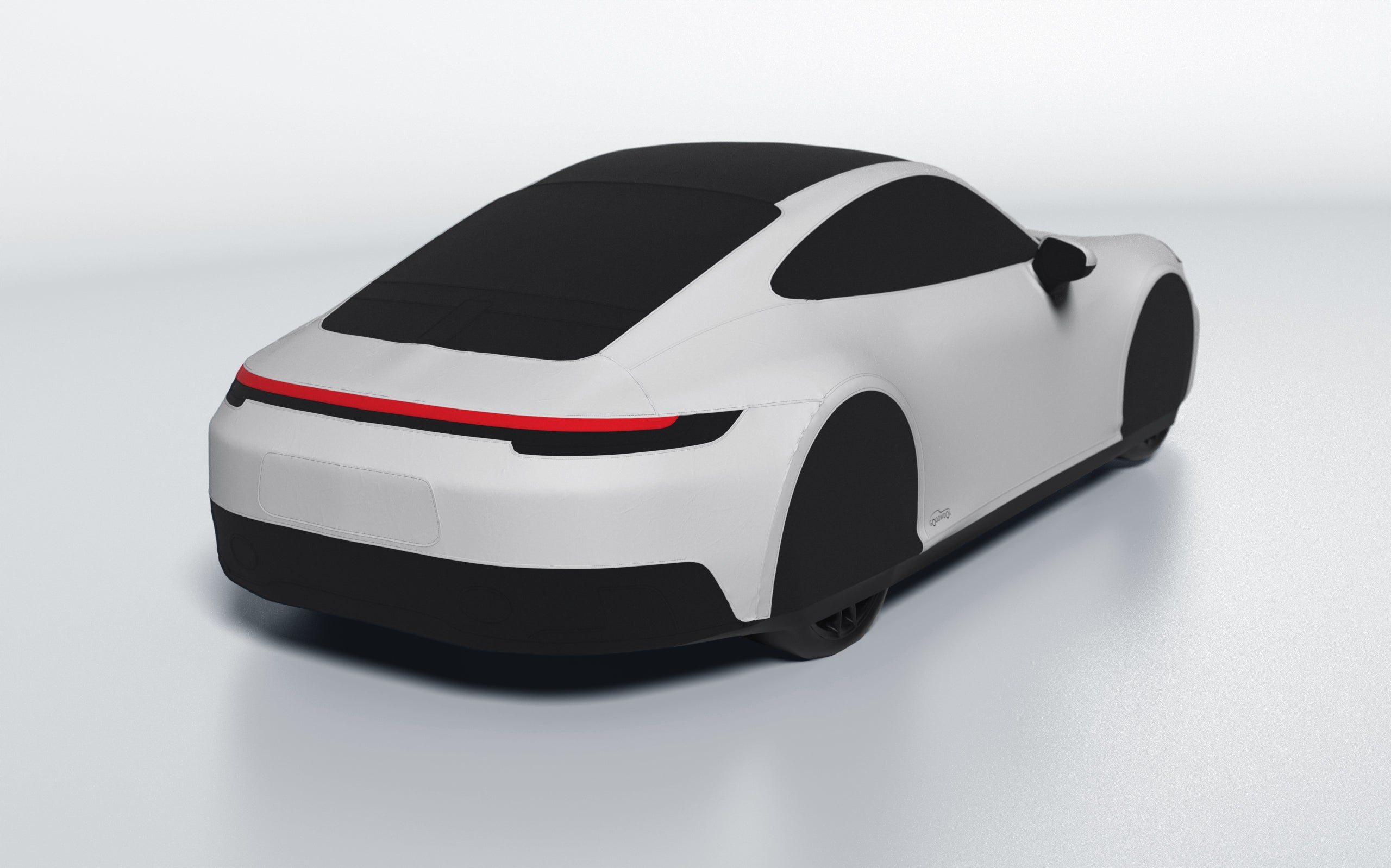 Goodwool tailor-made car cover for Porsche 911 (992.1) Carrera GTS — Grey 710