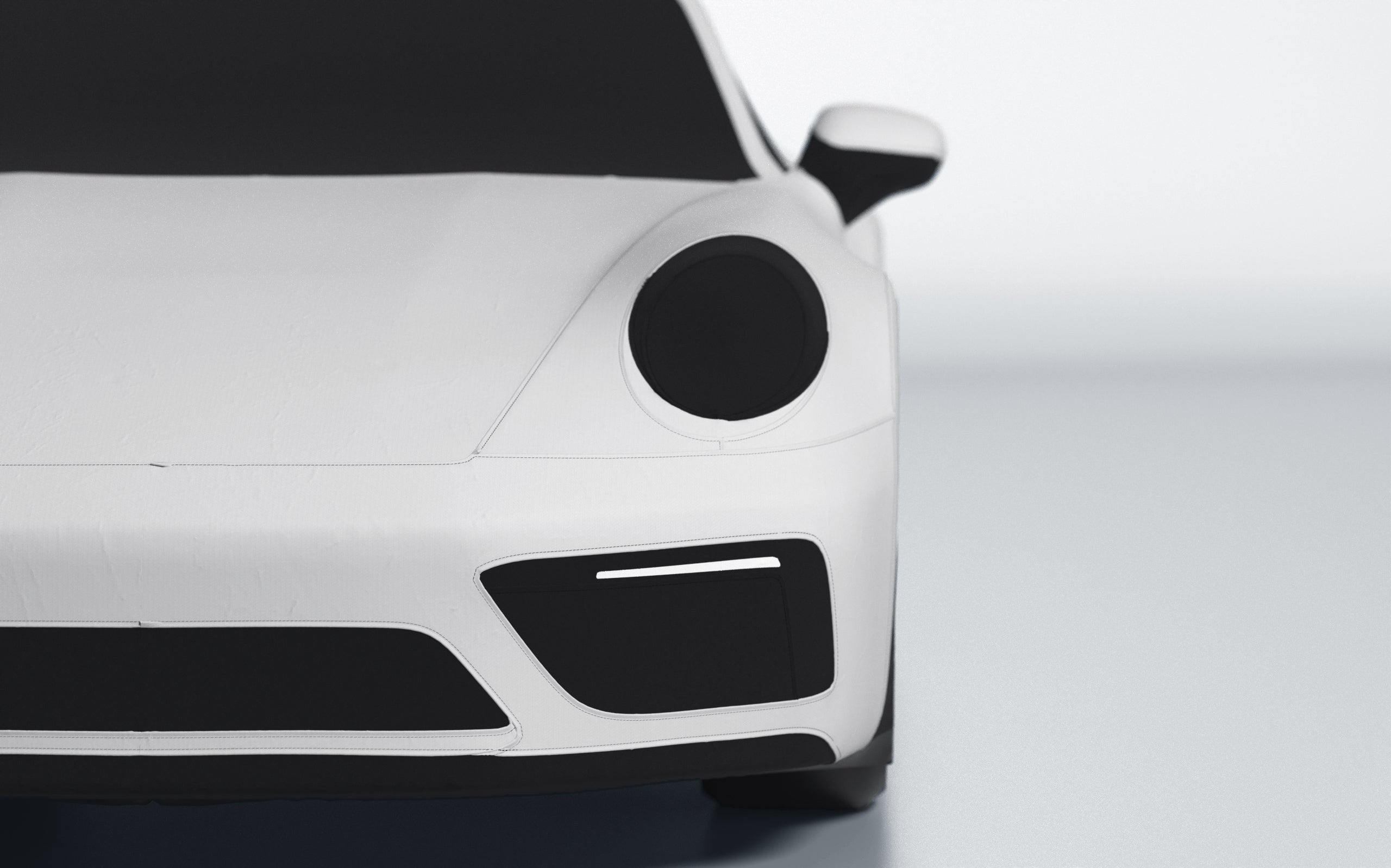 Goodwool tailor-made car cover for Porsche 911 (992.1) Carrera GTS — Grey 710