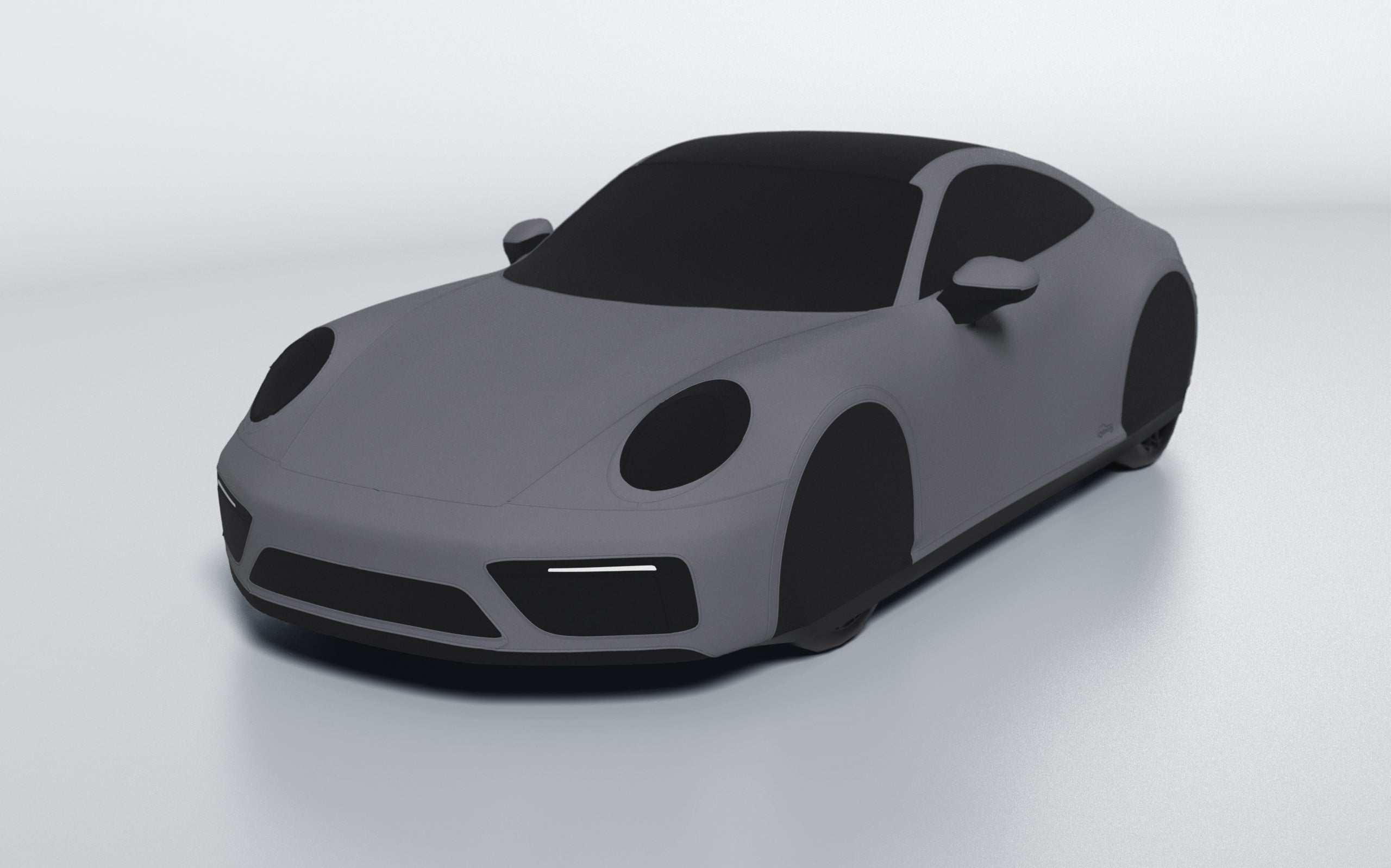 Goodwool tailor-made car cover for Porsche 911 (992.1) Carrera GTS — Grey 770