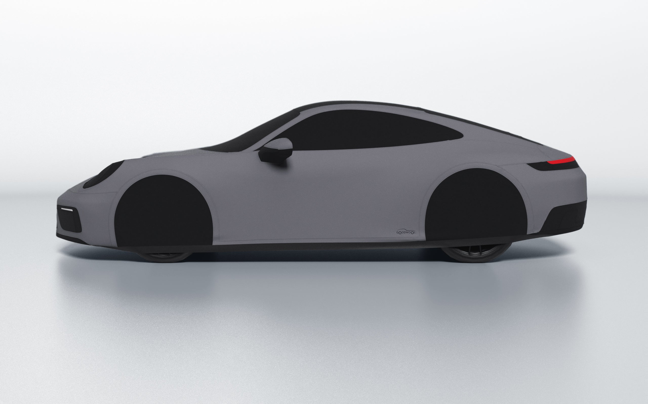 Goodwool tailor-made car cover for Porsche 911 (992.1) Carrera GTS — Grey 770