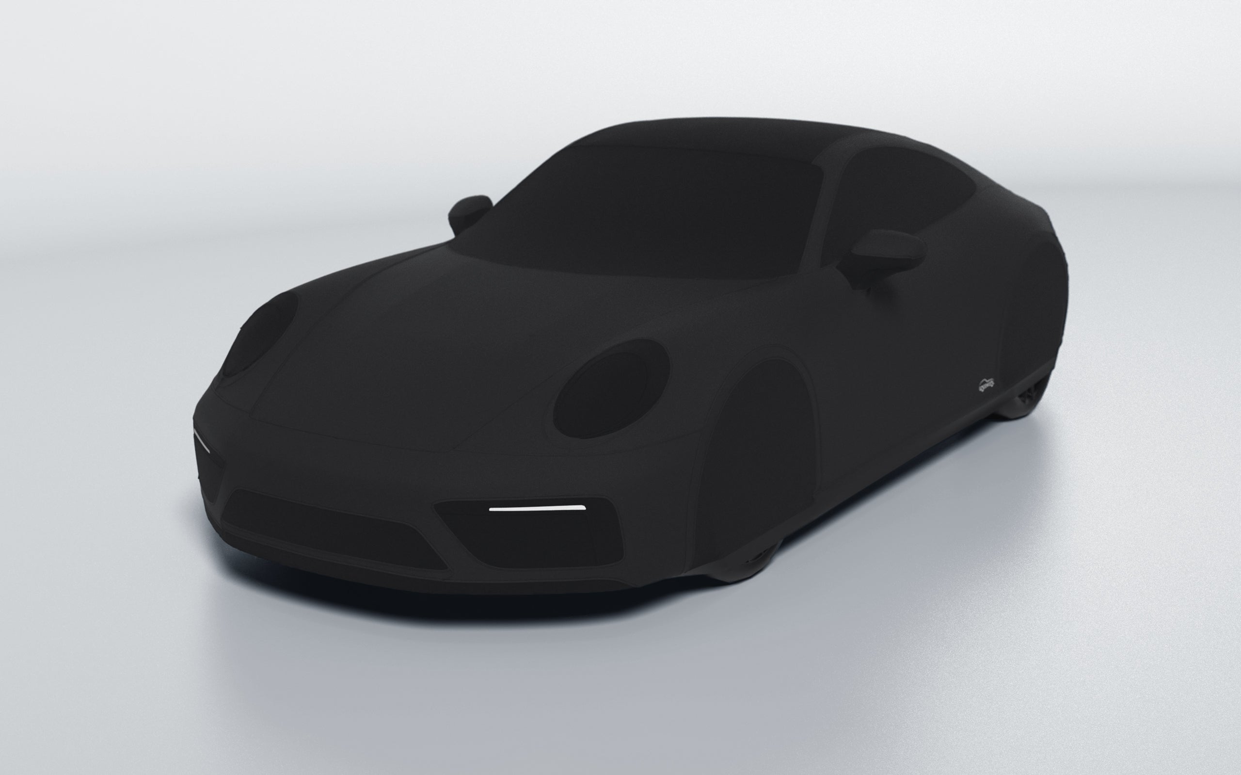 Goodwool tailor-made car cover for Porsche 911 (992.1) Carrera GTS — Black 850